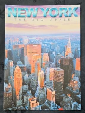 "New York The Big Apple" Keepsake Postcard